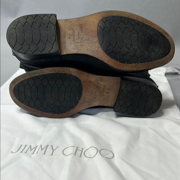 Authentic Jimmy Choo Ankle Booties | Black Suede | EU 38.5 | (1526) - Picture 15 of 16